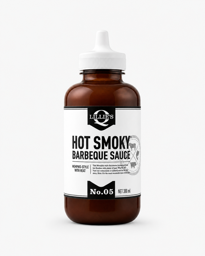 Lillie's Q Hot Smoky BBQ Sauce 380ml