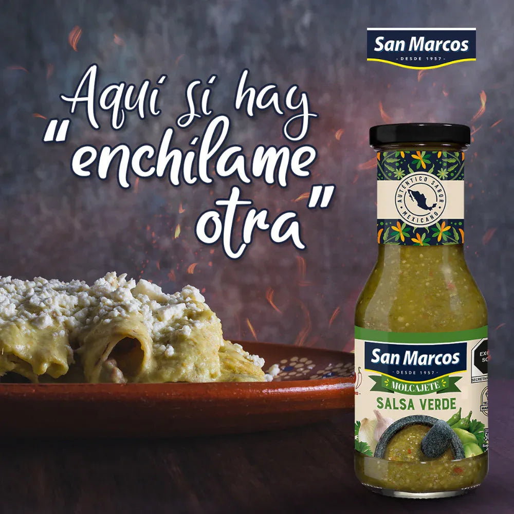 San Marcos Green Mexican Salsa Verde 496gm (17.5oz) - Chile Mojo