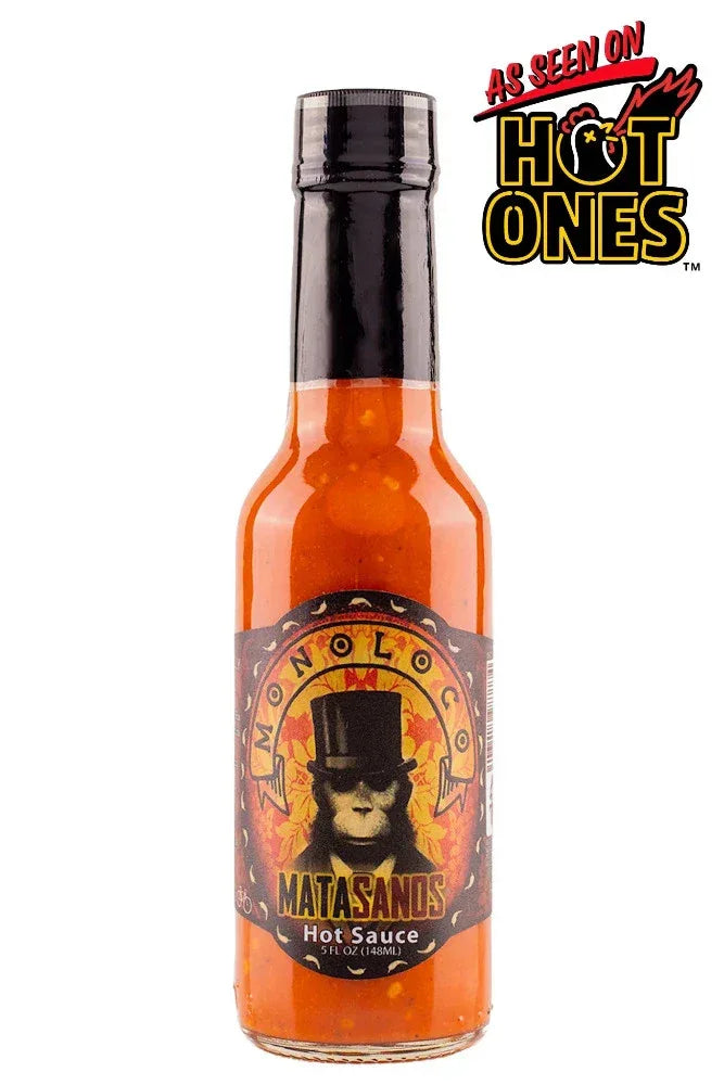MataSanos Hot Sauce by Chile Monoloco 5oz (148ml) - Chile Mojo