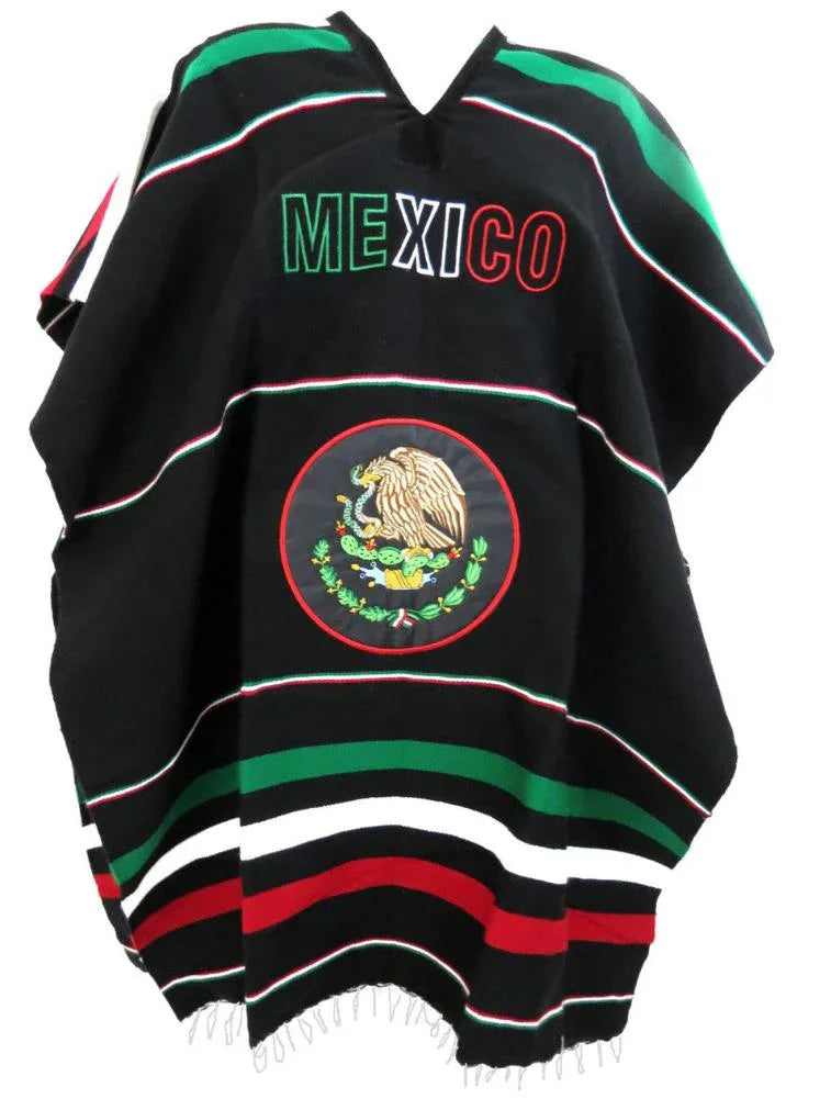 Poncho - Mexican Eagle Emblem - Chile Mojo