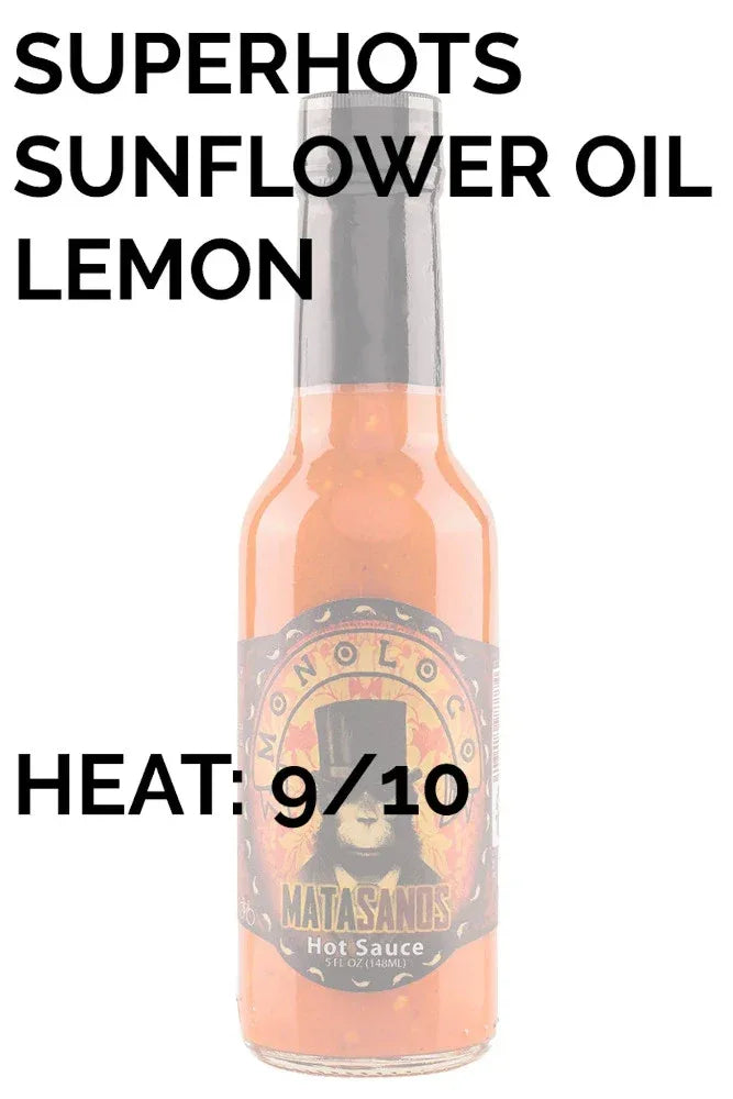 MataSanos Hot Sauce by Chile Monoloco 5oz (148ml) - Chile Mojo