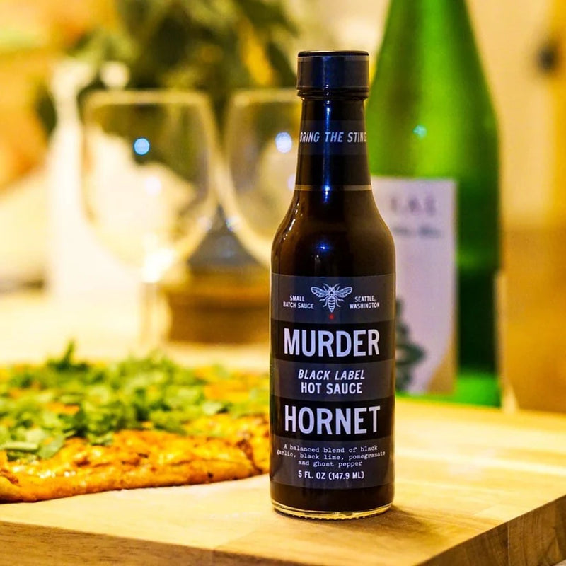 Murder Hornet Black Label Hot Sauce 5oz. (148ml)