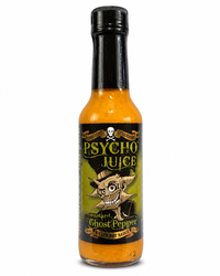 Psycho Juice Mustard Ghost Pepper Killer Hot Sauce 5oz. (148ml)