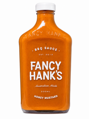 Fancy Hanks Honey Mustard BBQ Sauce 330ml - Mild Heat 3/10