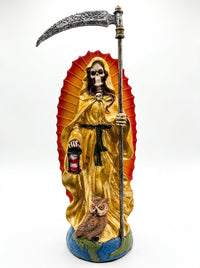 Santa Muerte Gold Statue (not gold)