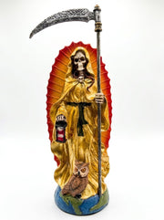 Santa Muerte Gold Statue (not gold)