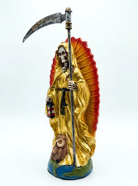 Santa Muerte Gold Statue (not gold)