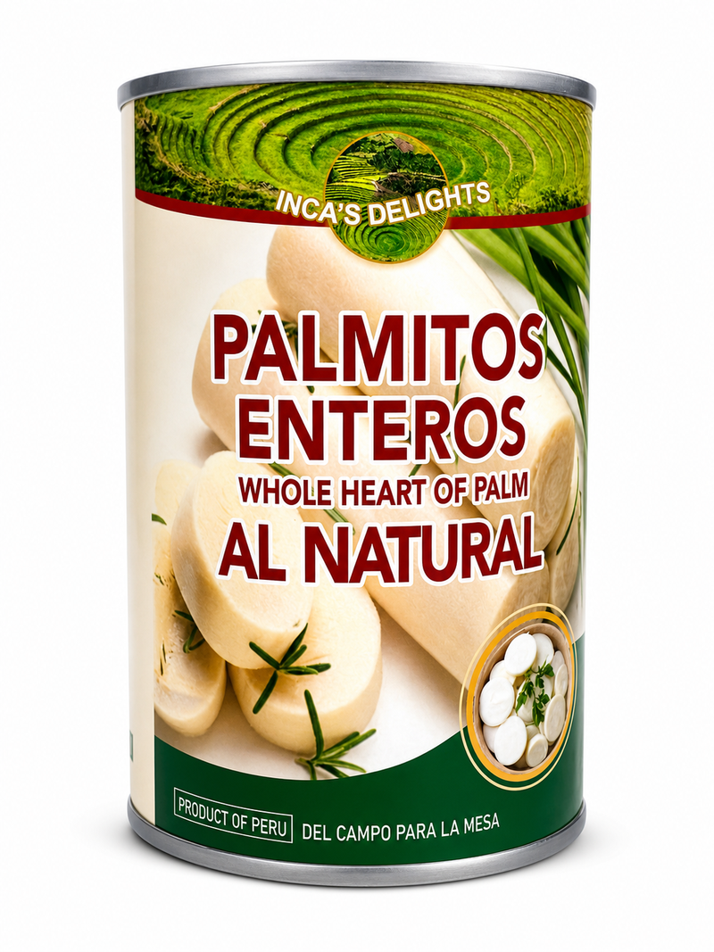 Inca's Delights Whole Palm Hearts 425ml