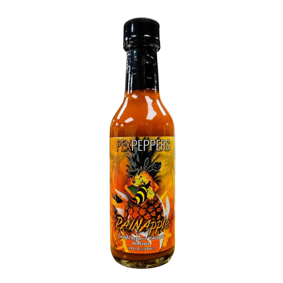 PexPeppers Painapple Carolina Reaper and Pineapple Hot Sauce 5oz (148ml)