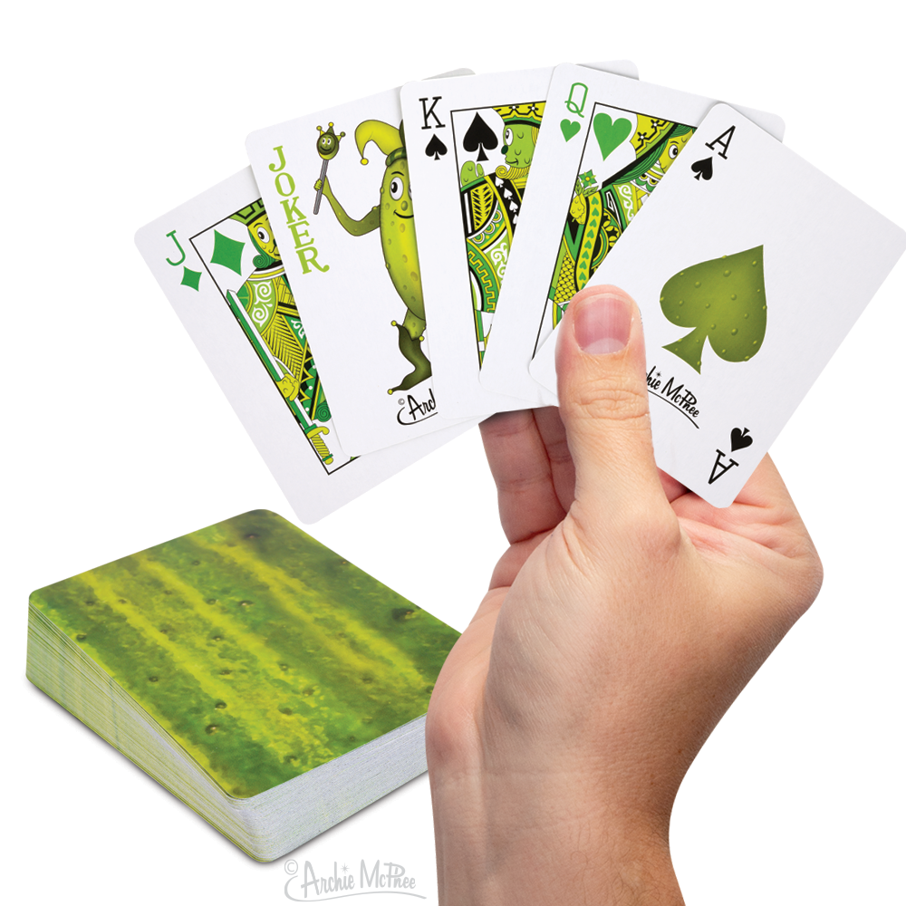 Pickle Playing Cards by Archie McPhee