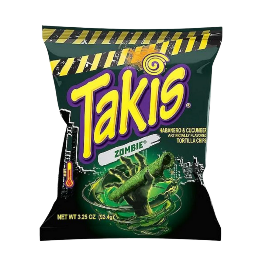 Takis Zombie Habanero Cucumber Tortilla Chips 3.25oz (92gm)