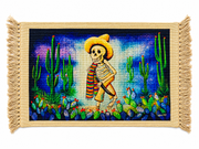 Day of the Dead Digital Print Placemat - Campesino