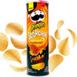 US Pringles Scorchin Hot Cheddar Potato Chips 158g - Chile Mojo