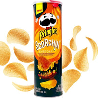 US Pringles Scorchin Hot Cheddar Potato Chips 158g - Chile Mojo