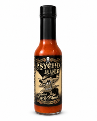 Psycho Juice Roasted Garlic Ghost Killer Hot Sauce 5oz. (148ml)