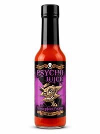Psycho Juice 70% Scorpion Pepper Killer Hot Sauce 5oz. (148ml)