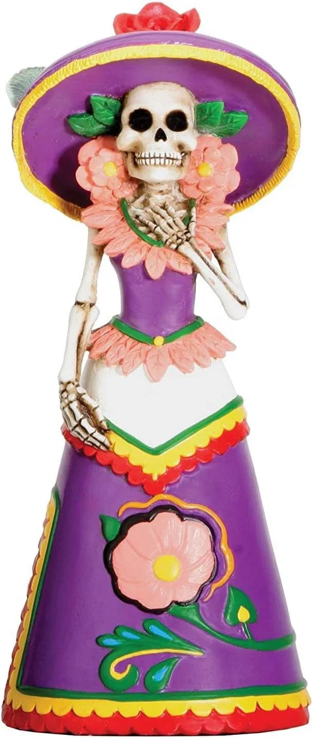 Day of the Dead Catrina dressed in Purple - Chile Mojo