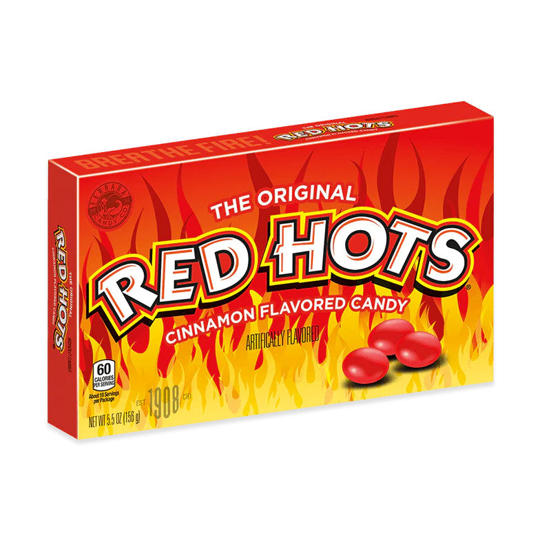Ferrara Original Red Hots Cinnamon Candy 156gm Movie Box
