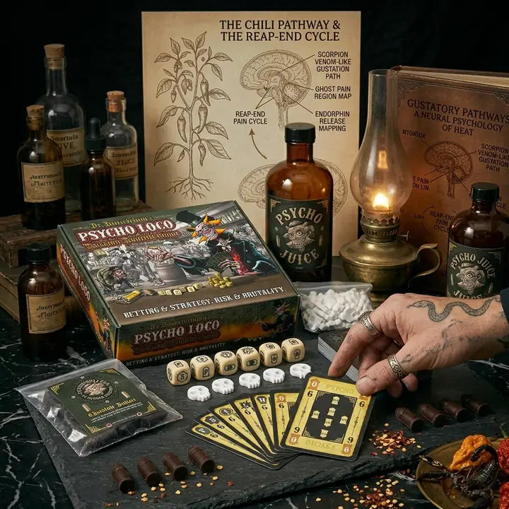 Psycho Loco Russian Roulette Card Game with Chocolate Bullets