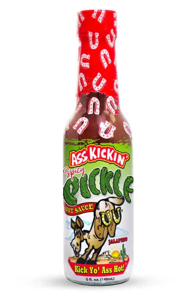 Ass Kickin Spicy Pickle Hot Sauce 5oz (148ml) - Chile Mojo
