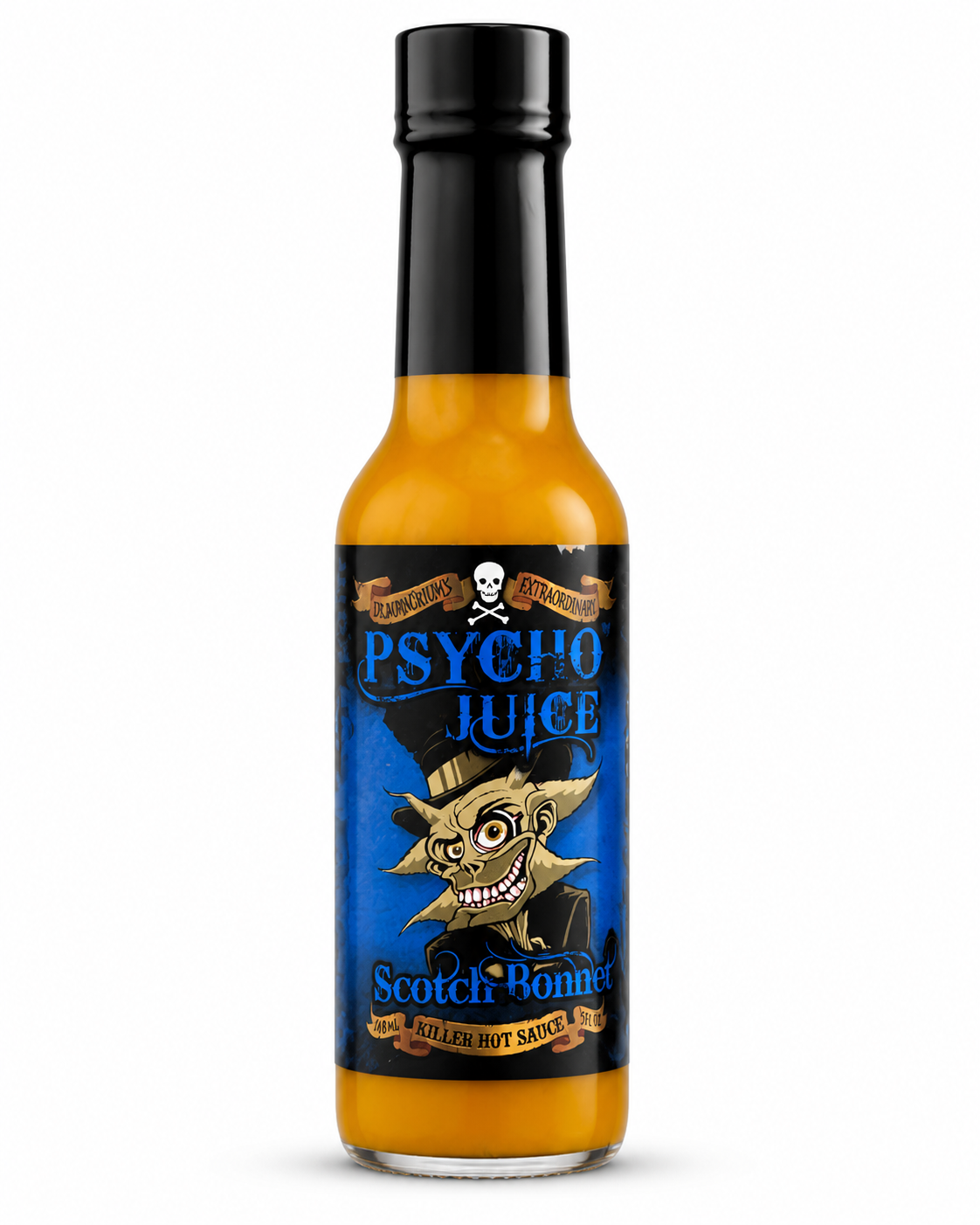 Psycho Juice Scotch Bonnet Killer Hot Sauce 5oz. (148ml)