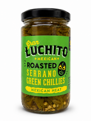 Gran Luchito Roasted Serrano Green Chillies 215g