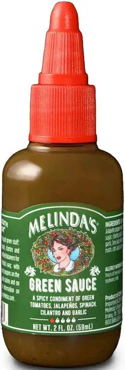 Melindas Green Hot Sauce Mini 59ml - Chile Mojo