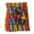 Guatemalan Worry Dolls - fabric pouch with 6 small dolls - Chile Mojo