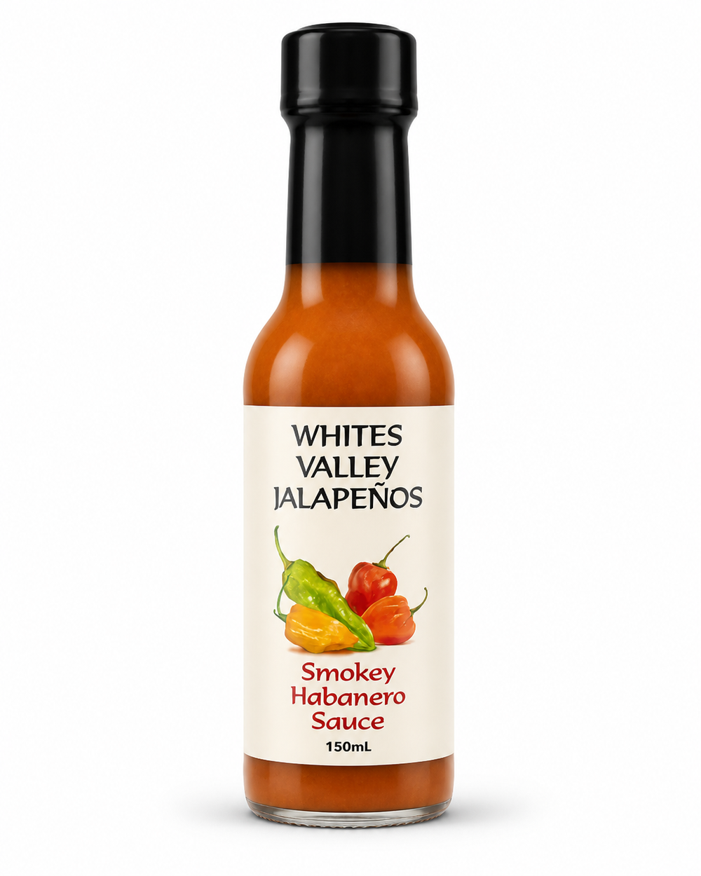 Whites Valley Jalapenos - Smokey Habanero Sauce 150ml
