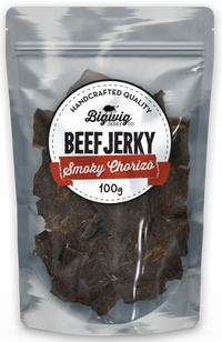 Bigwig Jerky Co - Smoky Chorizo Beef Jerky 100gm - Chile Mojo
