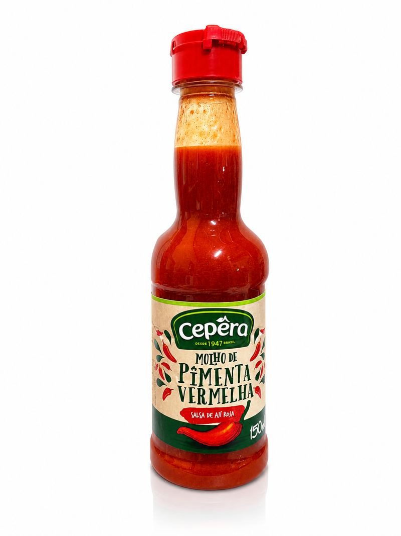 Cepera Molho de Pimenta Vermelha (Salsa de Aji Roja) 150ml
