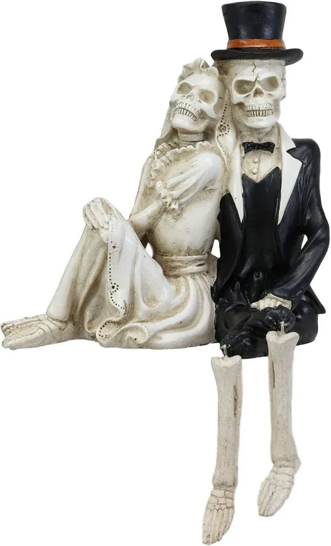Day of the Dead Wedding Couple Shelf Sitter - Chile Mojo