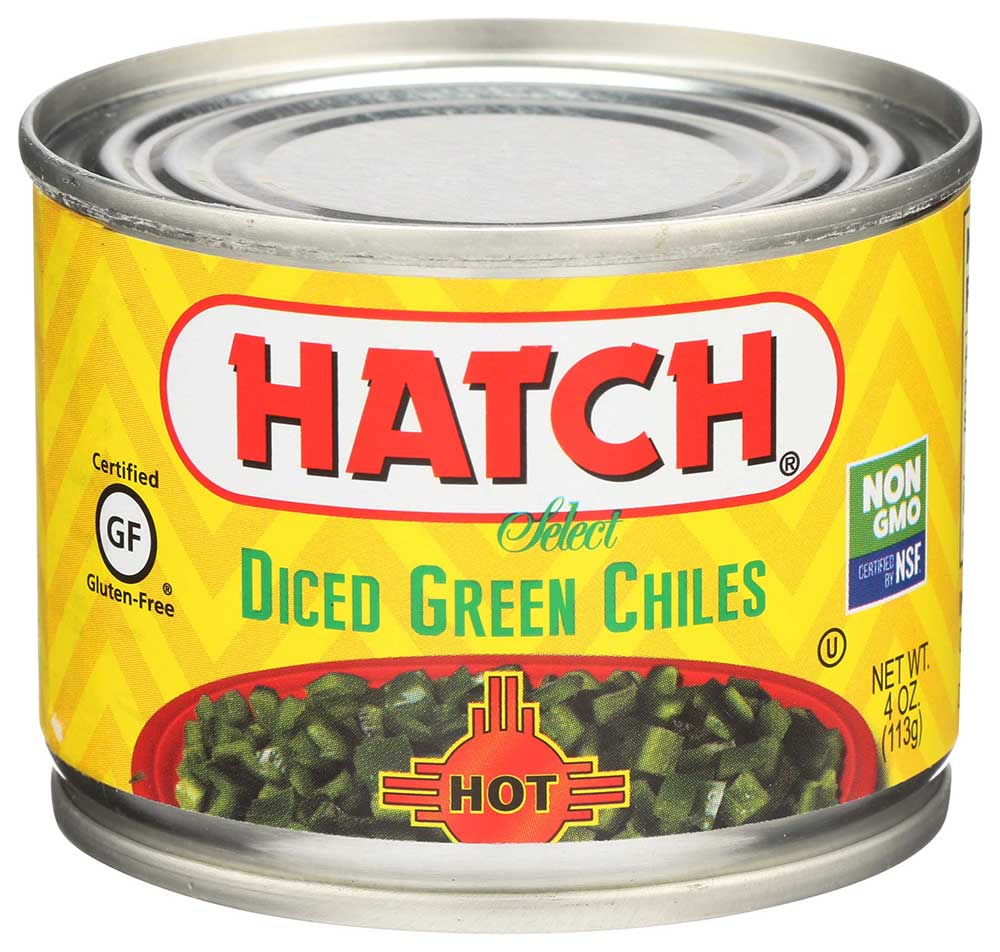 Hatch HOT Diced Green Chiles 113gm (4oz)