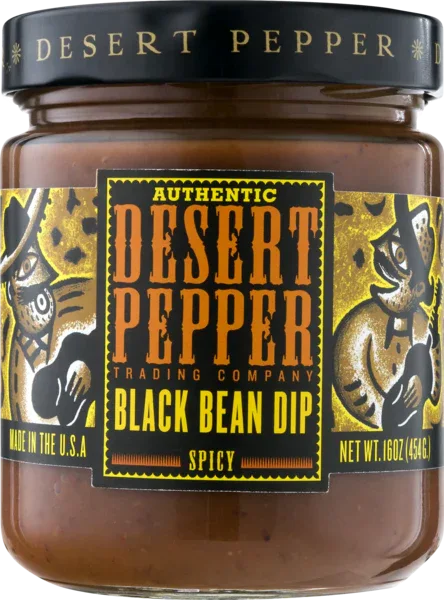 Desert Pepper Spicy Black Bean Dip 454gm - Chile Mojo