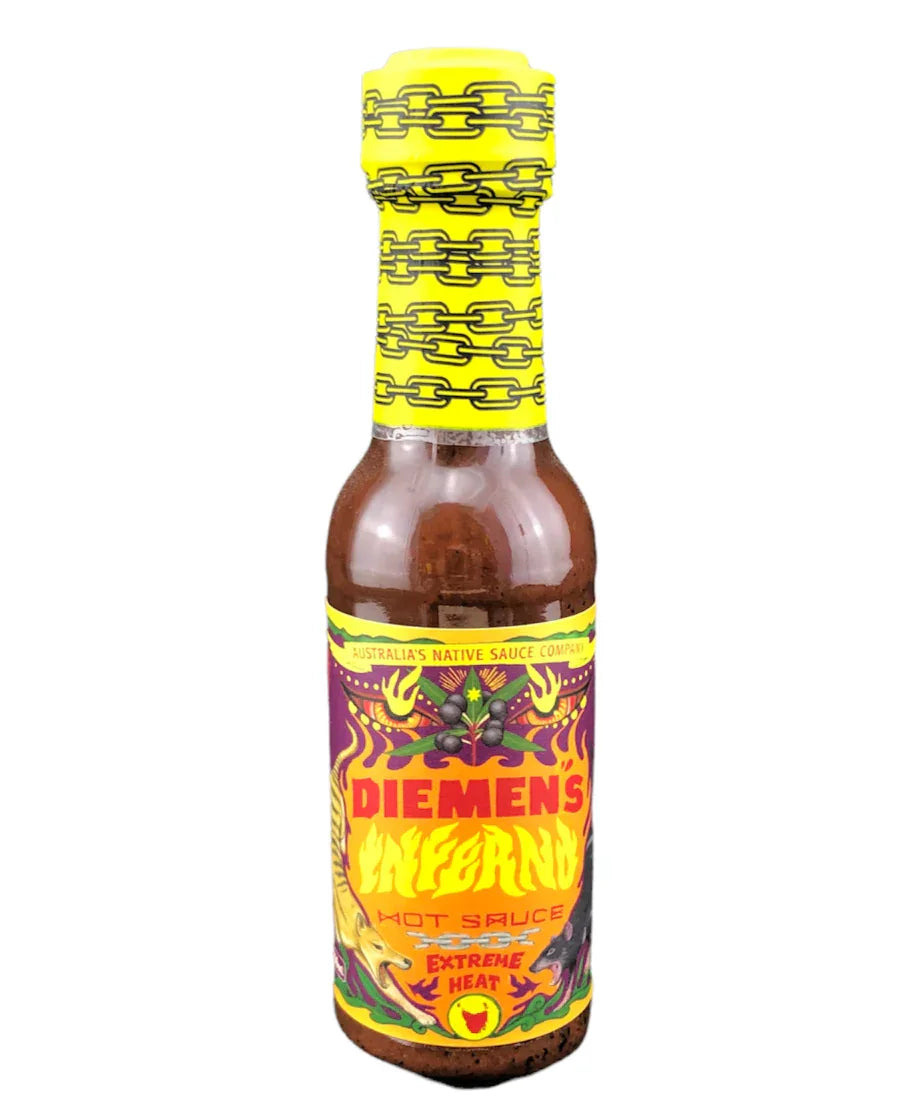Diemens Inferno Hot Sauce 150ml - Chile Mojo