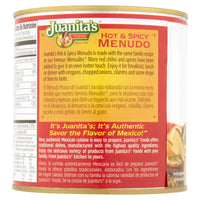 Juanitas Hot n Spicy Menudo Picoso 709gm - 25oz - Chile Mojo