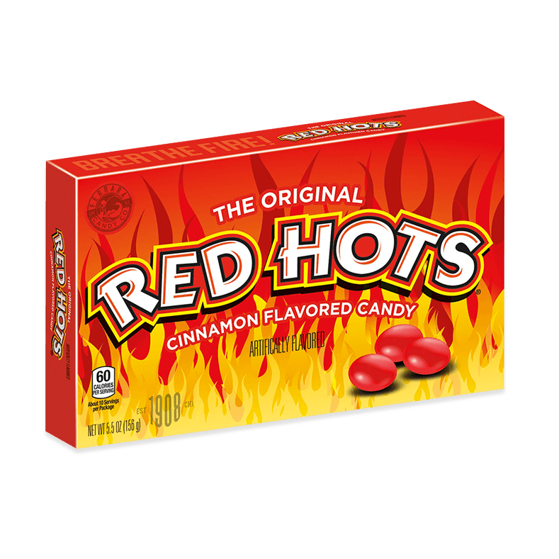 Ferrara Original Red Hots Cinnamon Candy 26gm box