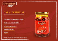 La Tradicion Salsa Macha de Oaxaca with pumkin and sesame seeds 235gm - - Chile Mojo