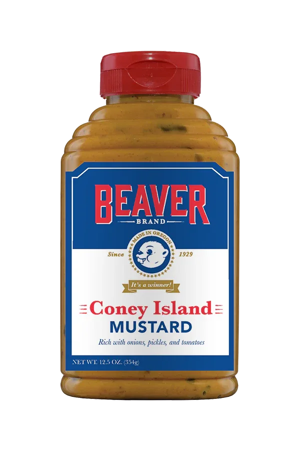 Beaver Coney Island Hot Dog Mustard 354gm - Chile Mojo
