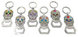 Sugar Skull Key Ring Bottle Opener - Chile Mojo