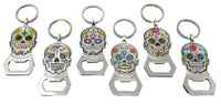 Sugar Skull Key Ring Bottle Opener - Chile Mojo