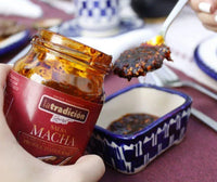 La Tradicion Salsa Macha de Oaxaca with pumkin and sesame seeds 235gm - - Chile Mojo