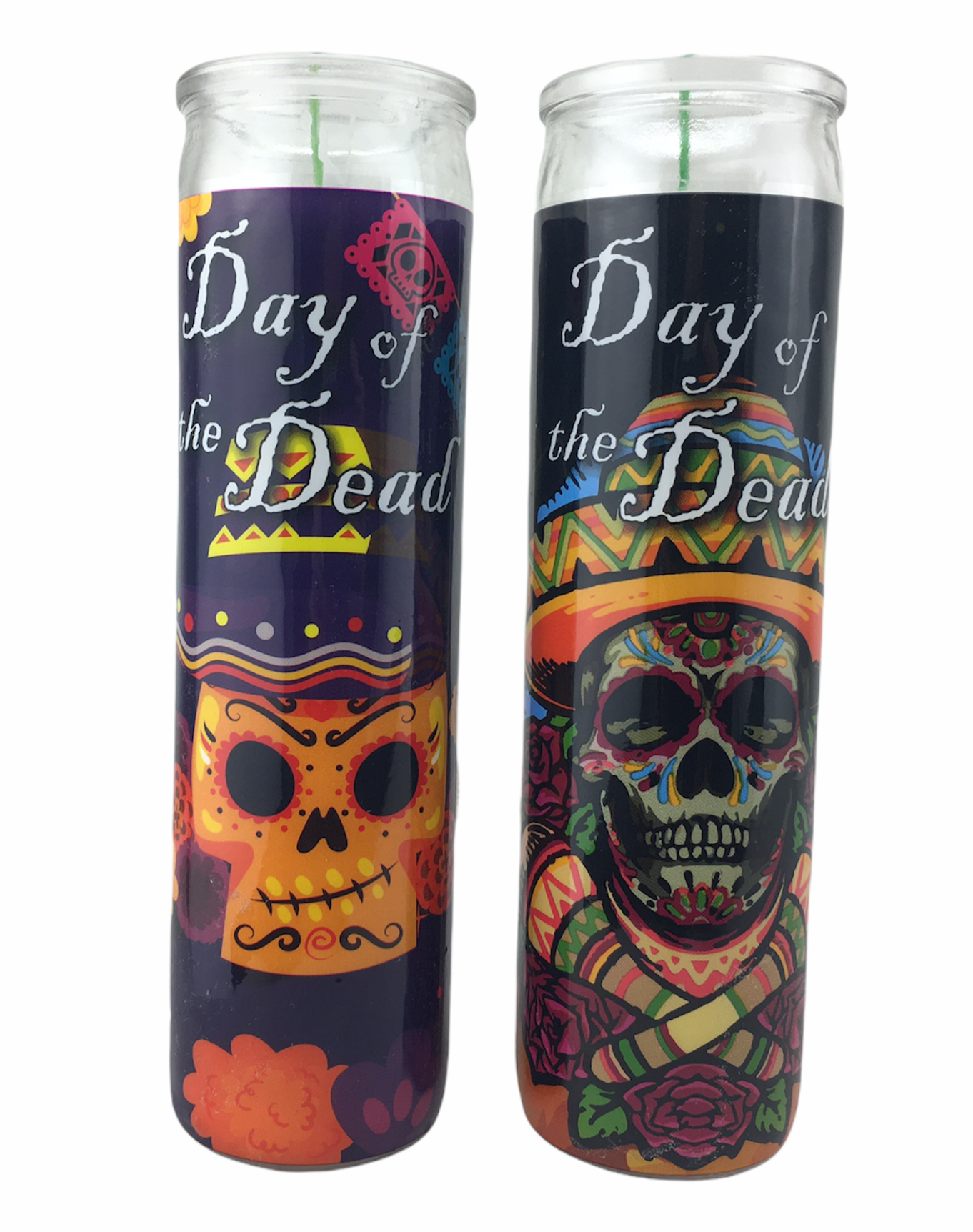 Mexican Candle - Veladora Day of the Dead 