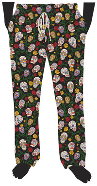 Lounge Pants - Day of the Dead Sugar Skulls - Chile Mojo