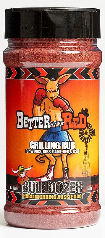 Bulldozer BBQ - Better Off Red Grilling Rub 240gm - Chile Mojo