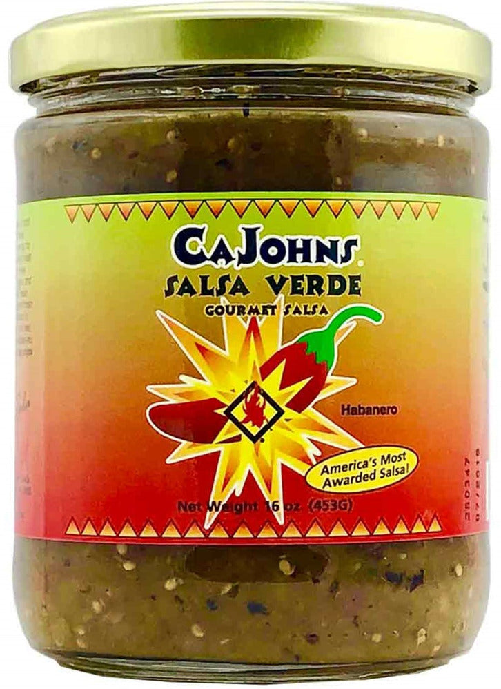 CaJohn's Salsa Verde Habanero Gourmet Salsa 453gm (16oz)