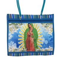 Mexican Mesh Market Bag with zipper - Guadalupe - Chile Mojo