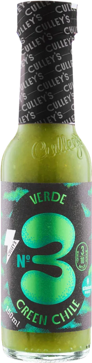 Culleys #3 Green Chile Verde Hot Sauce 150ml - Chile Mojo