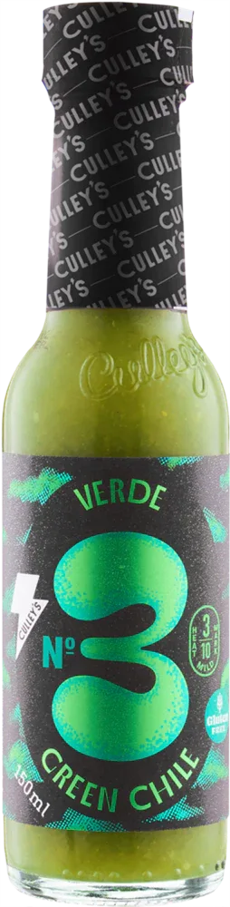 Culleys #3 Green Chile Verde Hot Sauce 150ml - Chile Mojo