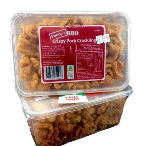 Pennys Pork Crackling Chicharron BBQ Flavour 140gm - Chile Mojo